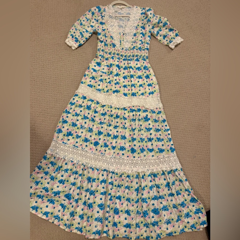 MELLODAY Pastel Floral Dress